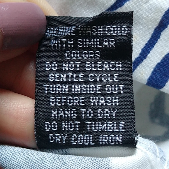 Junior Size 7 Strapless Dress. Brand Snap. NWT. Blue and White. - Picture 9 of 9